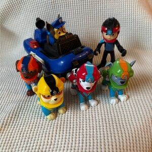 Paw patrol Sea Patrol Zuma Rubble Marshall Rocky & Ryder + Boat lot